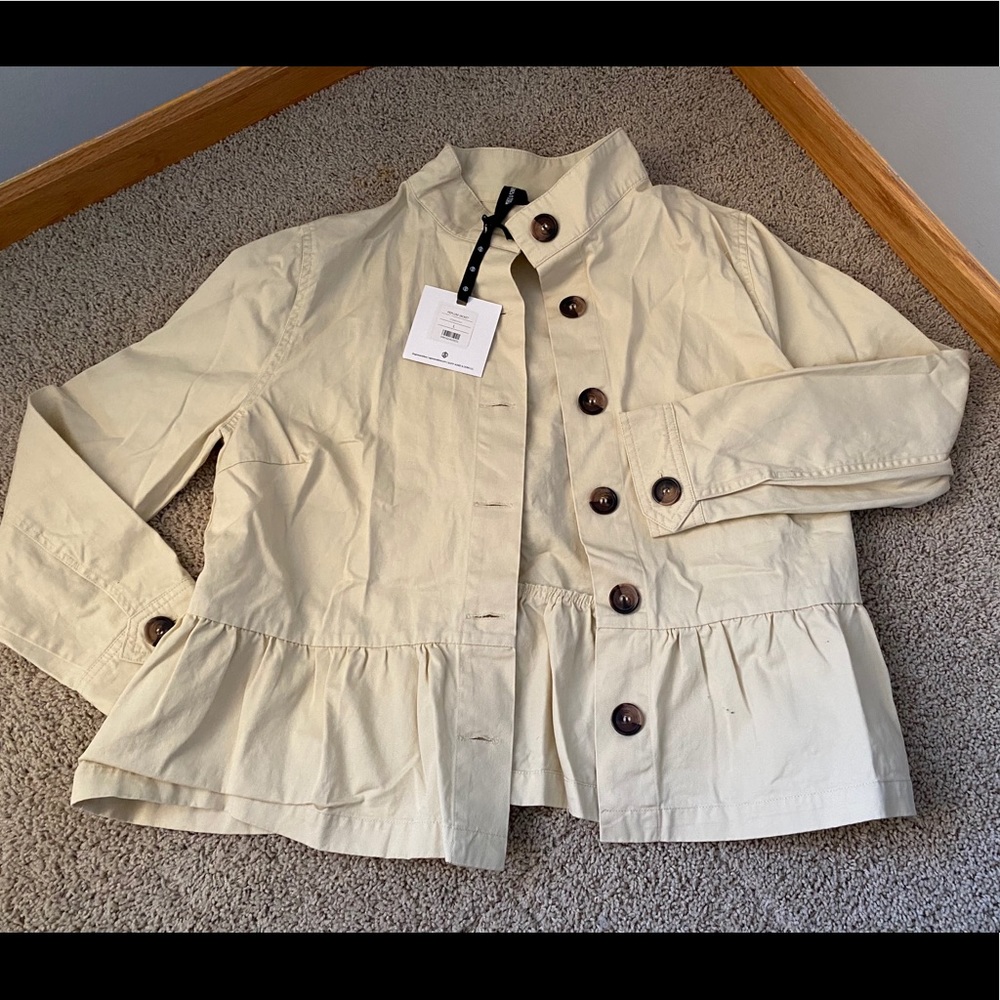 Large Agnes & Dora peplum jacket NWOT